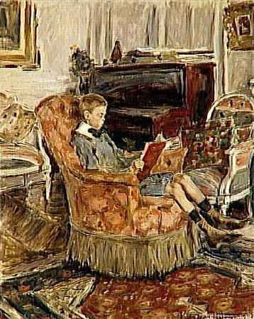 Etienne Moreau-Nelaton L'enfant au livre Germany oil painting art